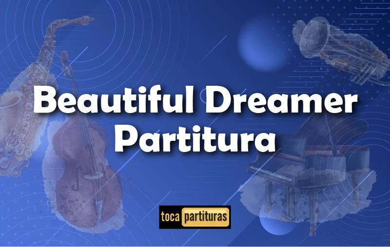 Imagen de Beautiful dreamer partitura de solfeo entación y ritmo 01