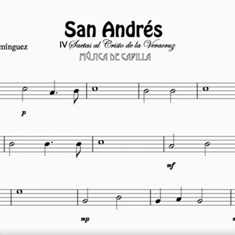 Imagen de San andrés partitura de saxo alto 2º cuarteto de saxofones san andrés
