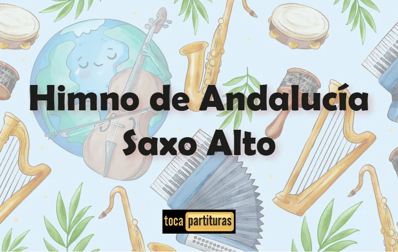 Imagen de Himno de andalucia saxofon alto