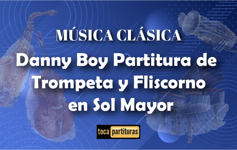 Imagen de Danny boy partitura de trompeta y fliscorno en sol mayor 01