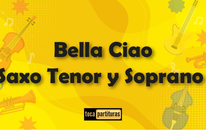 Imagen de Tradicional popular bella ciao saxo tenor y soprano 01