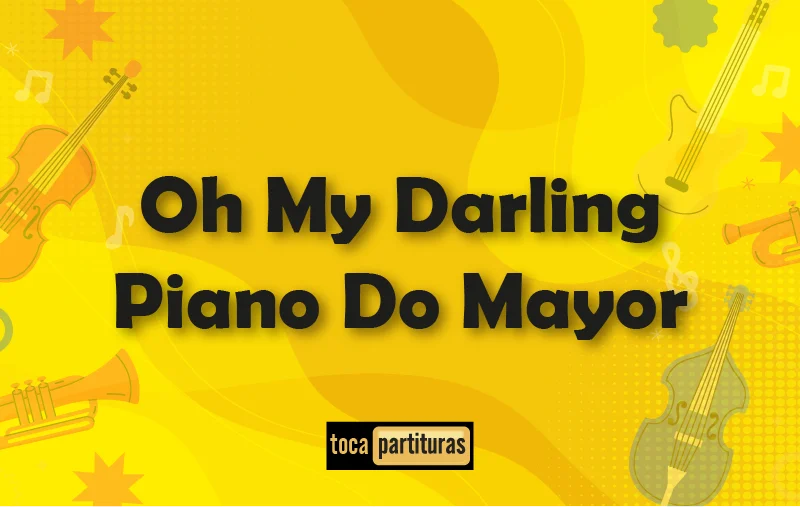 Imagen de Oh my darling do mayor piano tradicional popular