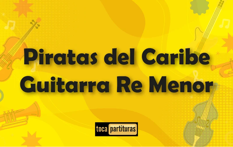 Imagen de Tradicional popular piratas de caribe guitarra re menor 01